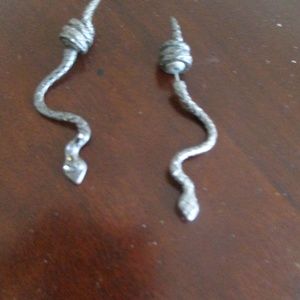 Rachel Roy earrings and vintage 1940's earrings.